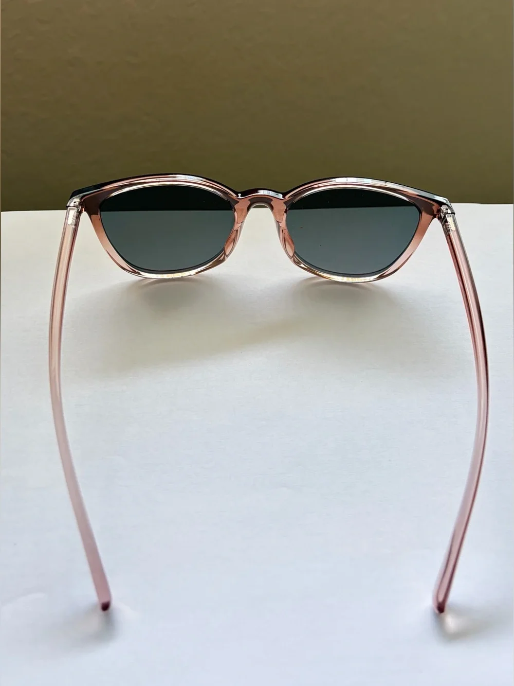 Armani Exchange Translucent Pink Sunglasses